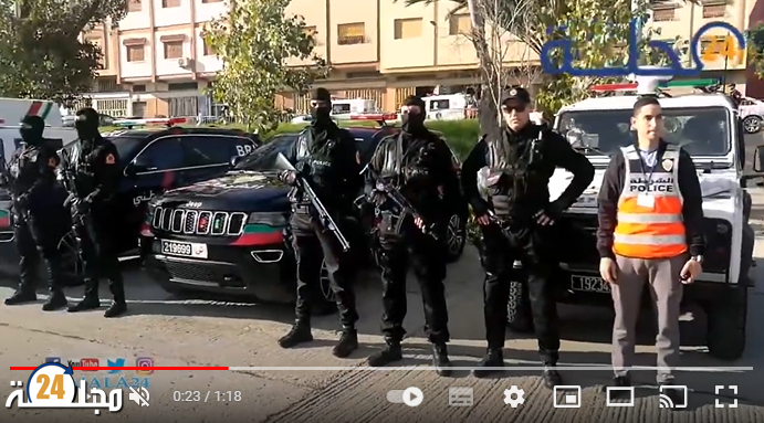 والي أمن طنجة عبد الكبير فرح يشرف على الإستعدادات الأمنية لليلة رأس السنة الميلادية الجديدة.