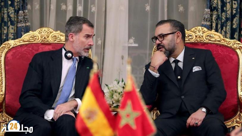 الملك الاسباني يشيد بجودة العلاقات القائمة بين مدريد والرباط