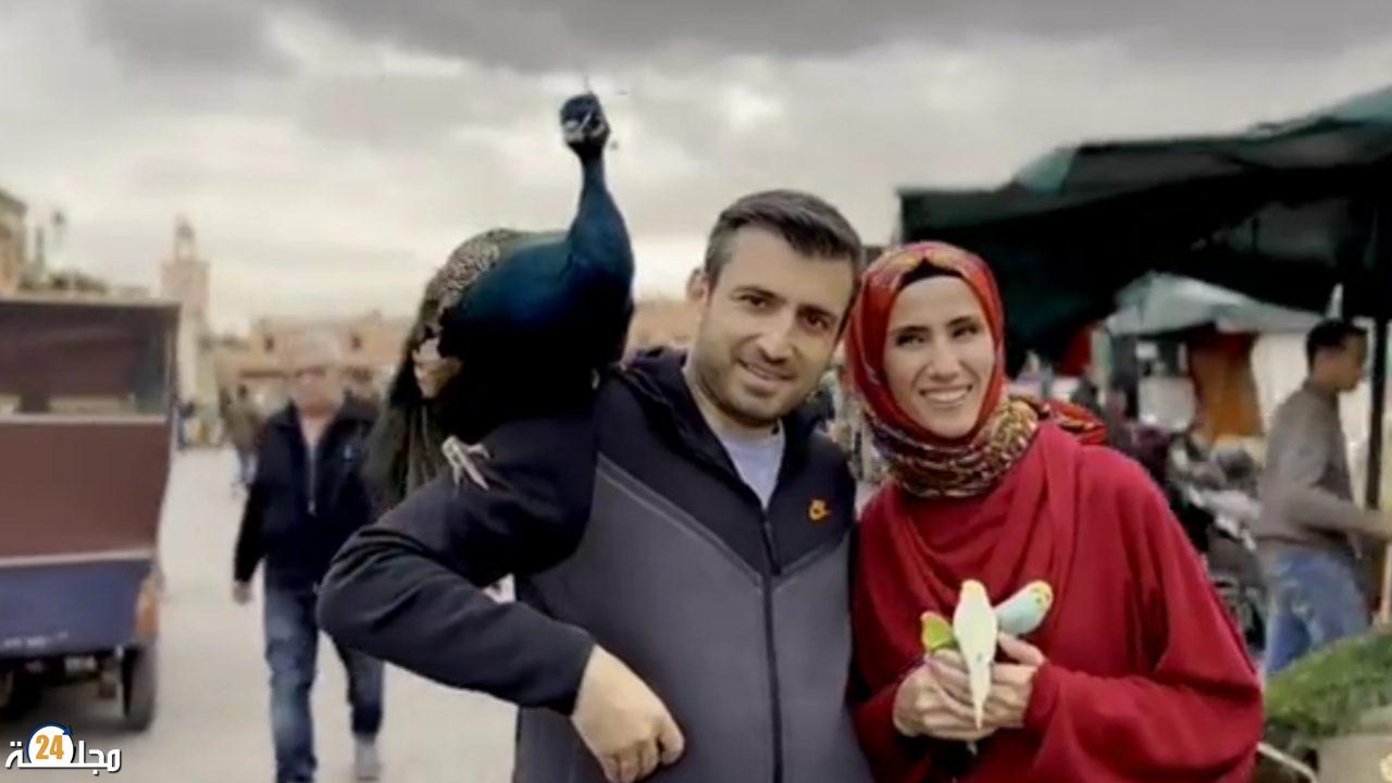 مهندس طائرات البيرقدار التركية رفقة حرمه إبنة الرئيس أردوغان يحلان بالمغرب