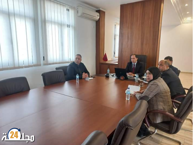 طالب يترأس اجتماعا بمديرية التعليم بالجديدة لتنزيل عمل المشروع التربوي