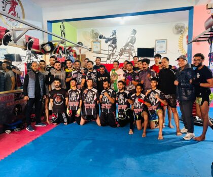 تدريب جهوي في رياضة الكيك بوكسينغ تحت إشراف البطل العالمي محمد ابراهيم صيلان بمدينة بن جرير