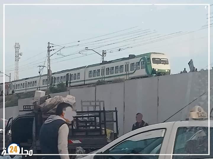 القطار القادم من الدار البيضاء يحول شخصا الى أشلاء قرب الحي الصناعي بالجديدة