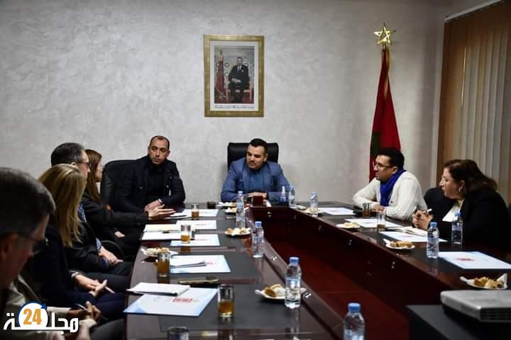 اجتماع يبحث تقدم مشروع تأهيل المنطقة الصناعية بتطوان