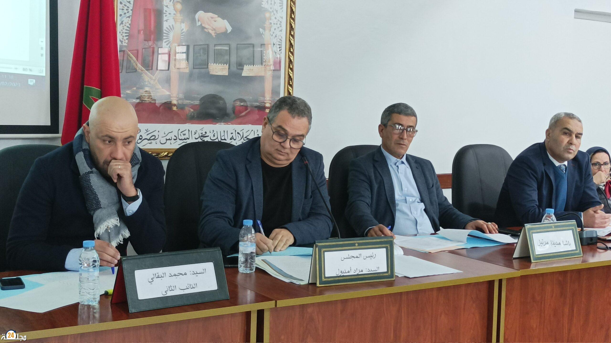 جماعة مرتيل… المصادقة بالإجماع على مشروع ميزانية 2023