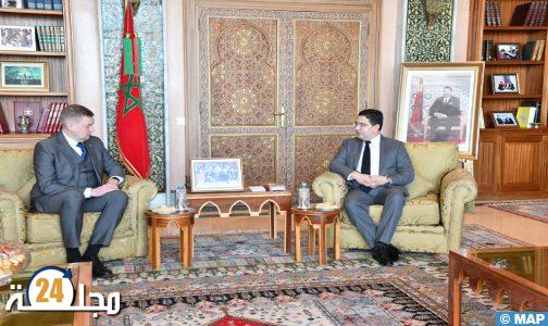 بوريطة يتباحث مع وفد من مجموعة الصداقة البرلمانية المغربية الإستونية