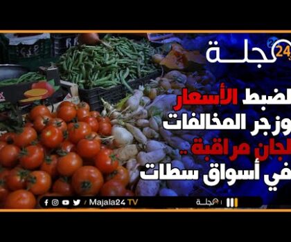 بالفيديو..لضبط الأسعار وزجر المخالفات.. لجان مراقبة في أسواق سطات