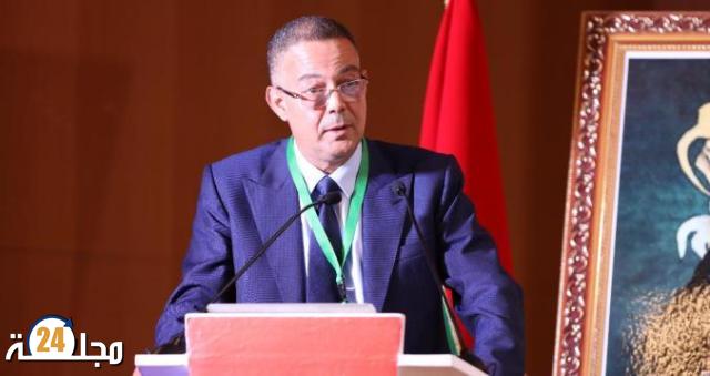 لقجع يتلقى تهنئة من وزير الشباب والرياضة المصري