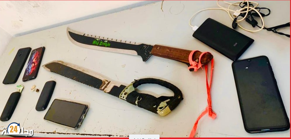 إشهار السلاح الوظيفي في مواجهة شخصين من ذوي السوابق القضائية.