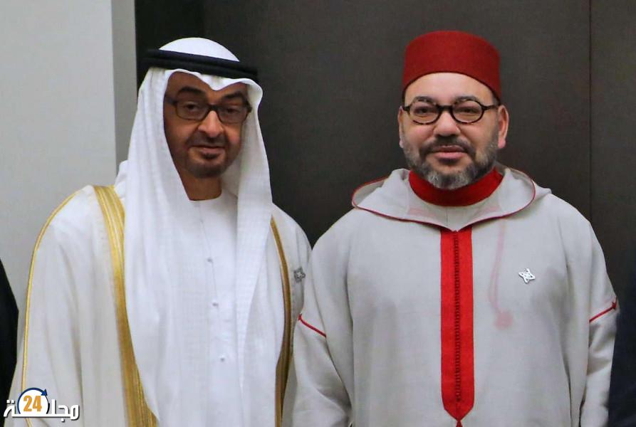 برقية تهنئة من الملك محمد السادس إلى الشيخ محمد بن زايد آل نهيان