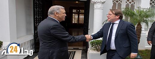 عبد الوافي لفتيت يستقبل المفوض الأوروبي المكلف بسياسة الجوار والتوسع