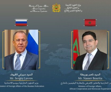 محادثات هاتفية بين ناصر بوريطة ونظيره الروسي سيرغي لافروف