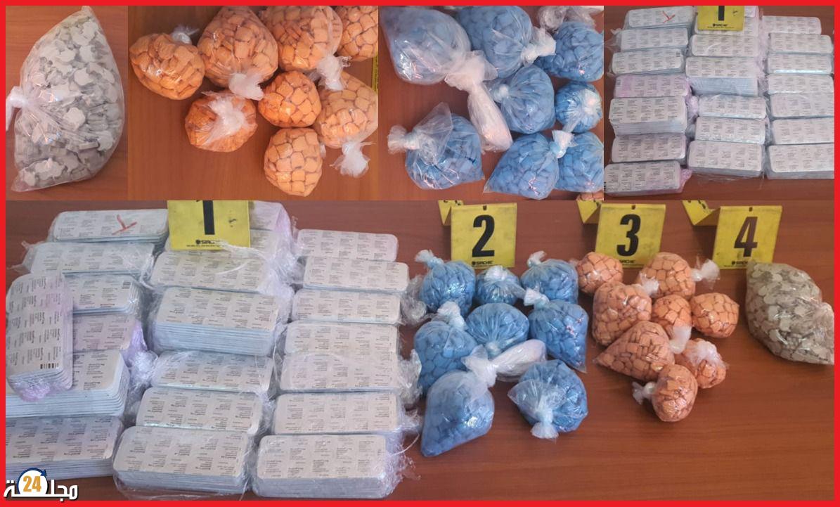 ديستي مراكش.. تحجز 12000 قرص طبي مهلوس