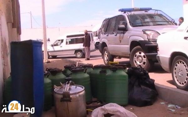 مصالح الدرك الملكي بخميس متوح تفكك مصنعا لصنع و بيع مسكر ” الماحيا” تزامنا مع شهر رمضان