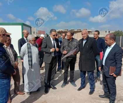عامل الإقليم يتفقد مشاريع لتعزيز العرض الصحي والتعليمي باشتوكة ايت باها