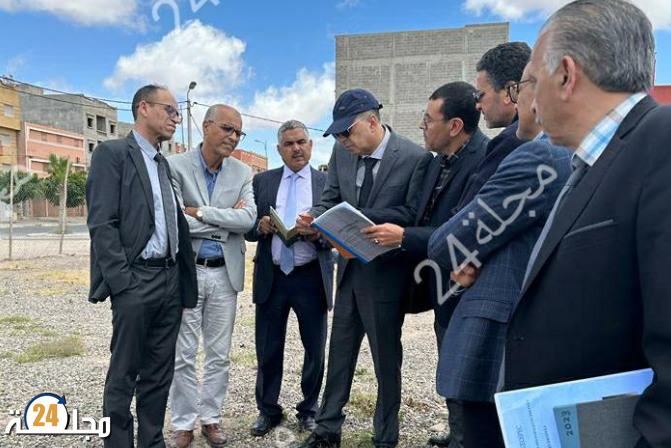 لا هـوادة في تتـبع المشاريع المهيكلة ببيوكرى ضواحي أكادير