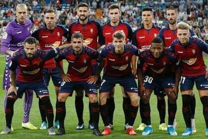 الدولي المغربي بألوان أوساسونا الإسباني عبد الصمد الزلزولي في نهائي كأس ملك إسبانيا.