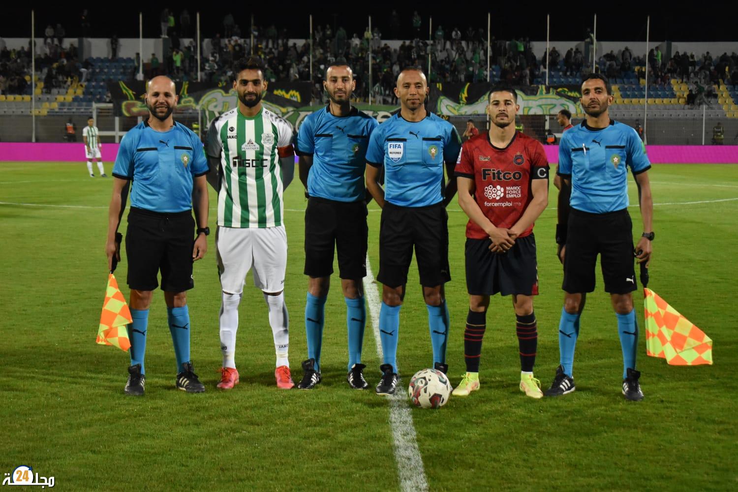 الدفاع الحسني الجديدي يصدر بلاغات احتجاجا على مجزرة التحكيم أمام اولمبيك أسفي