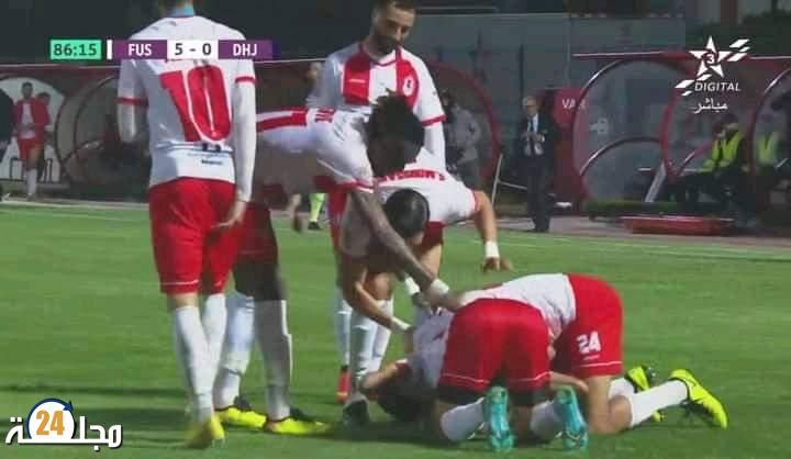 سقوط مدو جديد لفريق الدفاع الحسني الجديدي أمام الفتح الرباطي بخماسية قاسية