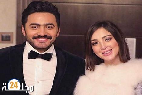 طلاق تامر حسني وبسمة بوسيل رسمياً