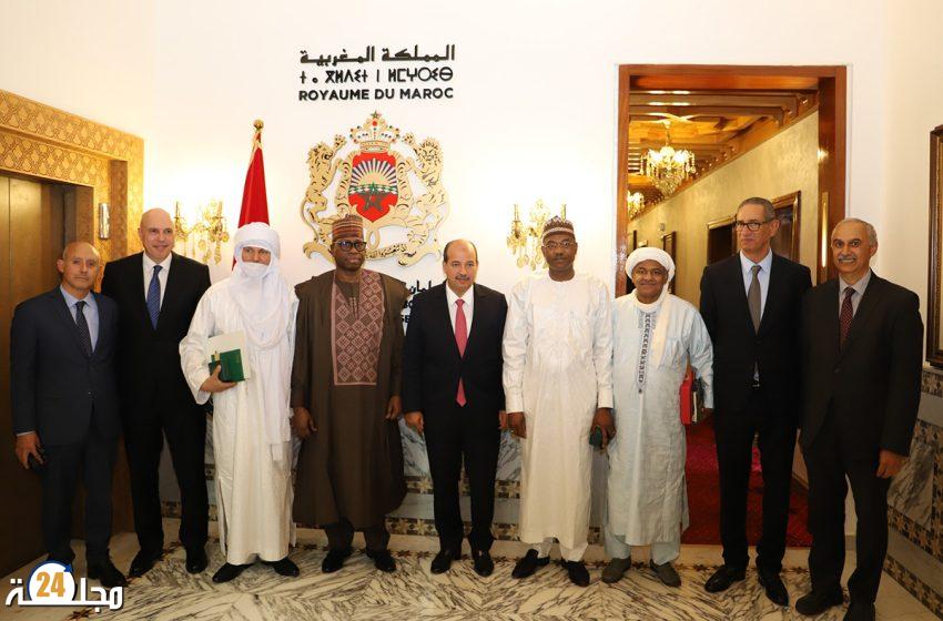 رئيس مجلس المستشارين يتباحث مع وفد عن المجلس الاقتصادي والاجتماعي والثقافي للنيجر