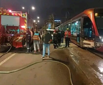 حادثة مميتة على مستوى الخط الثاني لطرامواي الدار البيضاء