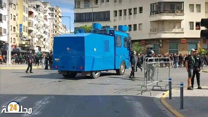ولاية أمن الدار البيضاء، تنفي إستخدم شاحنات لضخ المياه في المكان الذي توفيت فيه سيدة بمحيط ملعب محمد الخامس بالدار البيضاء