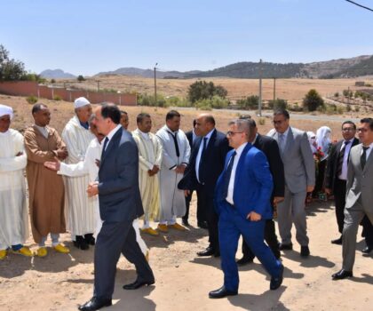 اعطاء انطلاقة عدة مشاريع تنموية باقليم تيزنيت.