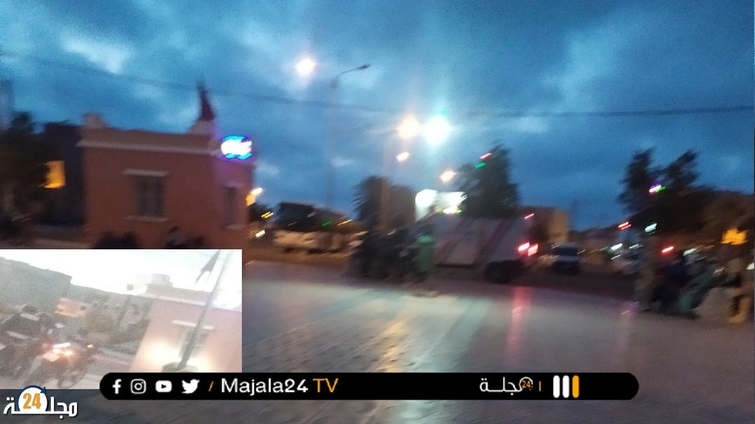 الحراسة النظرية لشخص كان في وضعية مخلة للآداب في بيوكرى