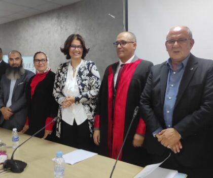 الأستاذ الباحث عبد الحق مذكر يحصل على شهادة الدكتوراه بميزة مشرف جدا