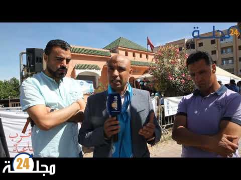 بالفيديو..في يوم عيد العمال فتح الله بالو نقيب قطاع الطرقي بسطات ….هناك عشوائية المحطات الطاكسيات بسطات