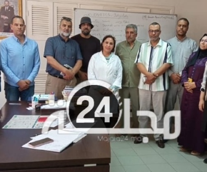 جمعيات حقوقية و مدنية في لقاء تواصلي مع مديرة مستشفى محمد الخامس بالجديدة