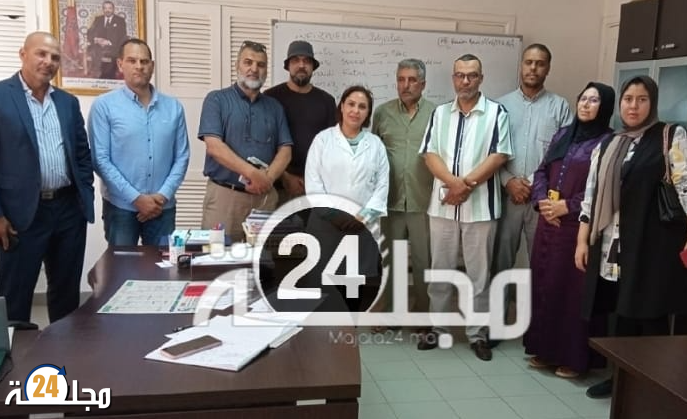 جمعيات حقوقية و مدنية في لقاء تواصلي مع مديرة مستشفى محمد الخامس بالجديدة