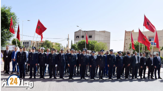 ميدلت…المديرية العامة للأمن الوطني تحتفل بالذكرى السابعة و الستون لتأسيسها