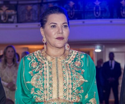 صاحبة السمو الملكي الأميرة للا حسناء تتباحث مع الأمير ألبير الثاني أمير موناكو