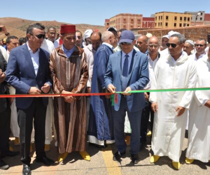 تدشين مجموعة من المشاريع التنموية بباشوية ودائرة الاخصاص