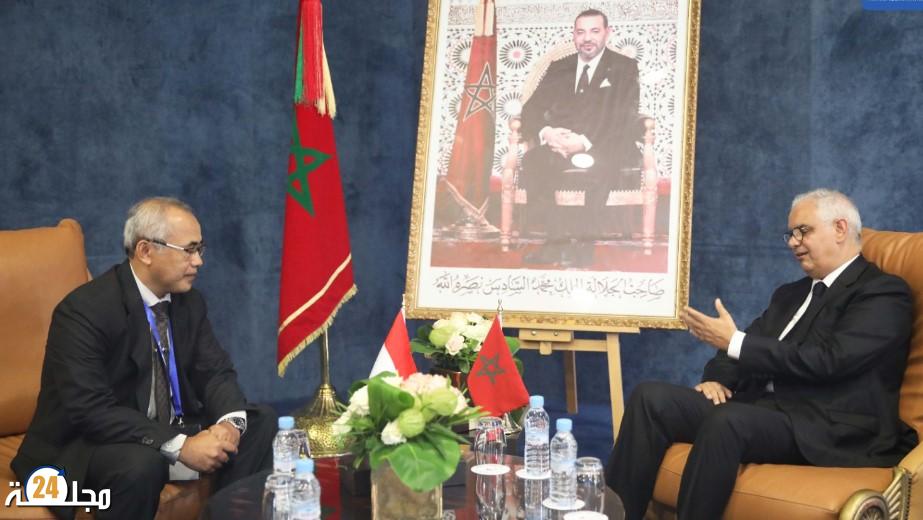 مجال الماء.. بركة يجري مباحثات ثنائية مع وزراء ومسؤولين دوليين