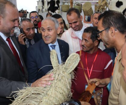 افتتاح معرض منتجات الصناعة التقليدية في إطار فعاليات الدورة الـثانية لمهرجان سيدي افني