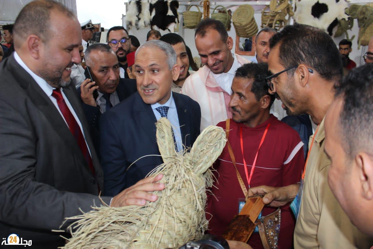 افتتاح معرض منتجات الصناعة التقليدية في إطار فعاليات الدورة الـثانية لمهرجان سيدي افني