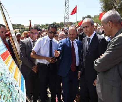 عامل إقليم وزان يشرف على انطلاقة مجموعة من المشاريع التنموي رفقة منتخبو و أطر المدينة