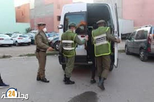 الجديدة…بائع متجول يعض رجل قوات المساعدة فى أذنه بسوق للازهرة