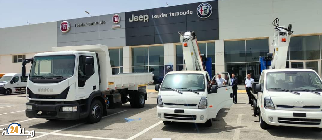 جماعة تطوان تعزز اسطولها بثلاث شاحنات جديدة