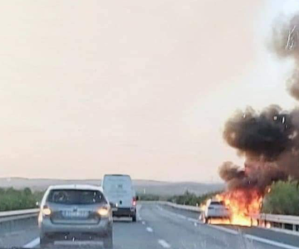 حريق يأتي على سيارتين لأبناء الجالية بإسبانيا