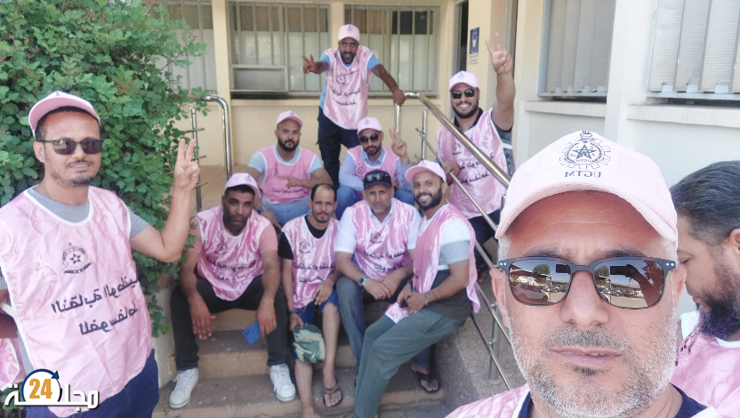 النقابة الوطنية للفوسفاط تحتج وتطالب إدارة OCP بالاستجابة لمطالب الشغيلة