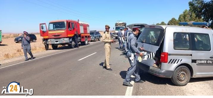 إقليم اليوسفية.. مصرع 6 أشخاص إثر حادثة سير بين مراكش وآسفي