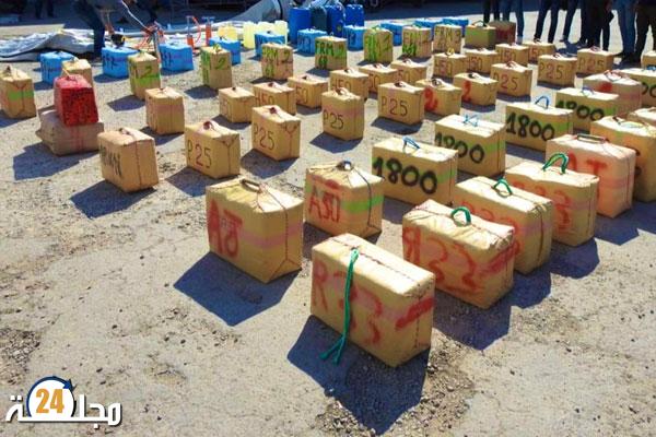 الدار البيضاء: إجهاض محاولة لتهريب المخدرات وحجز أربعة أطنان من الشيرا