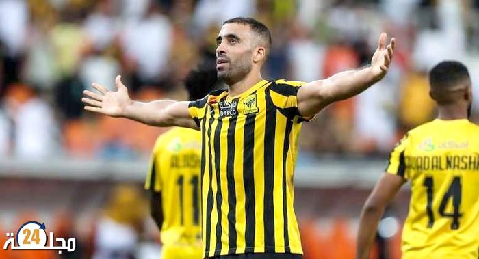 الدواي المغربي عبد الرزاق حمد الله يتصدر ترتيب هدافي الدوري السعودي