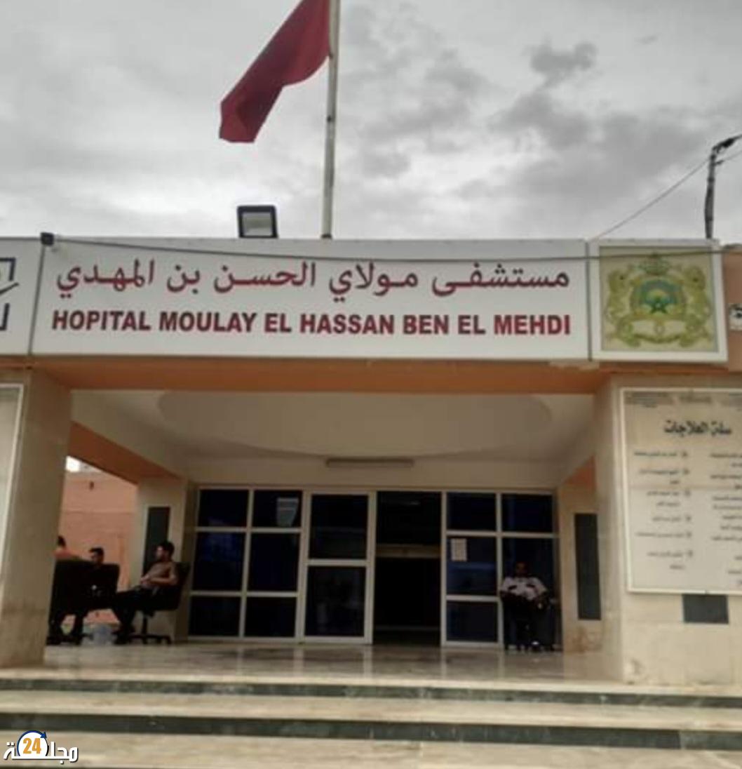 العيون…. تصعيد خطير إدارة المستشفى الجهوي مولاي الحسن ابن المهدي تغلق مصلحة الاستقبال و القبول بالمفتاح .