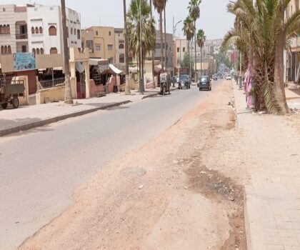 سطات..عشوائية أشغال تهيئة شارع عبد الرحمان سكيرج تثير غضب ساكنته