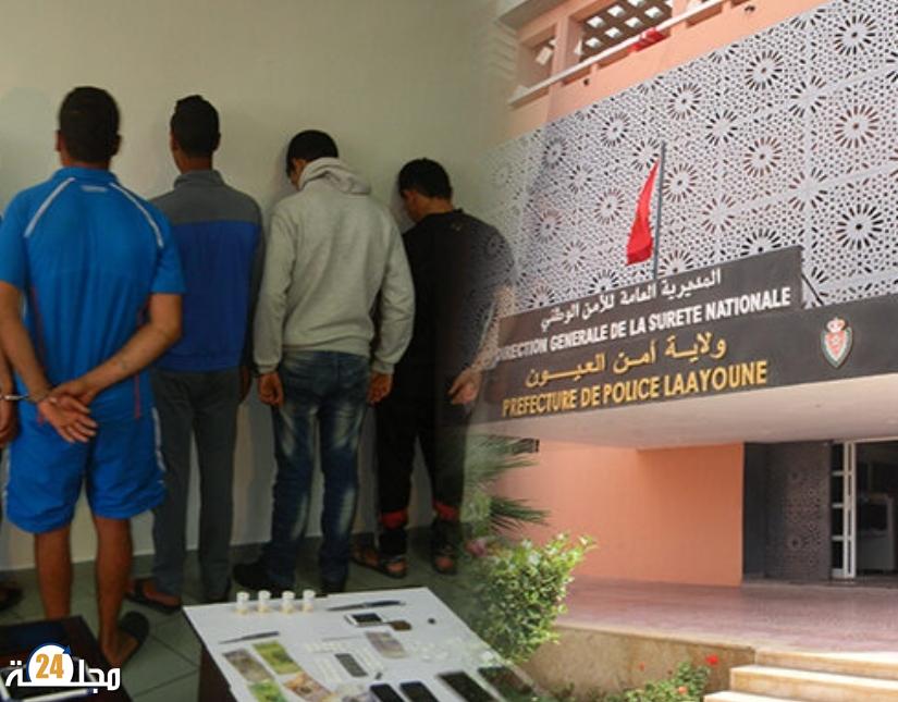 العيون…فرقة مكافحة العصابات تتمكن من إيقاف ” كراب ” ديال الماحيا فحي الدويرات 