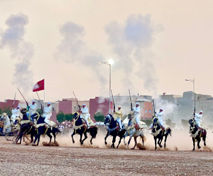 تيزنيت على إيقاع التبوريدة ضمن مهرجان تيميزار للفضة.